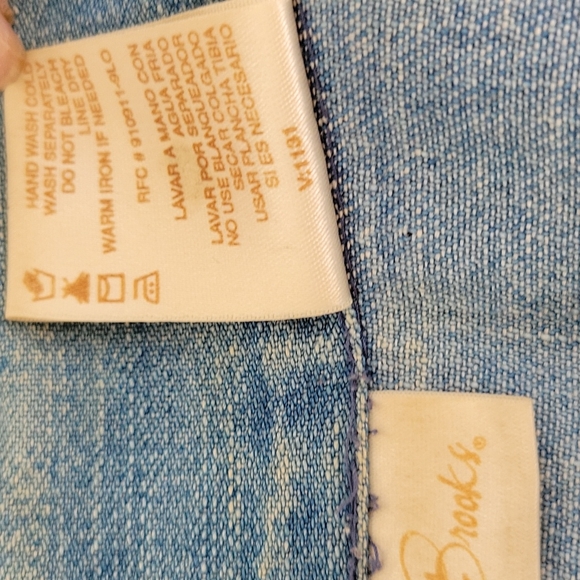 GORGEOUS VINTAGE BOBBY BROOKS EMBROIDERED DENIM JACKET - Picture 8 of 11